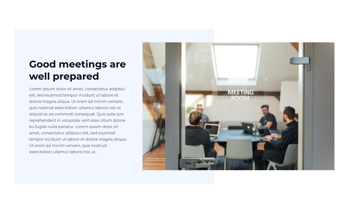 Block Image Text Parallax