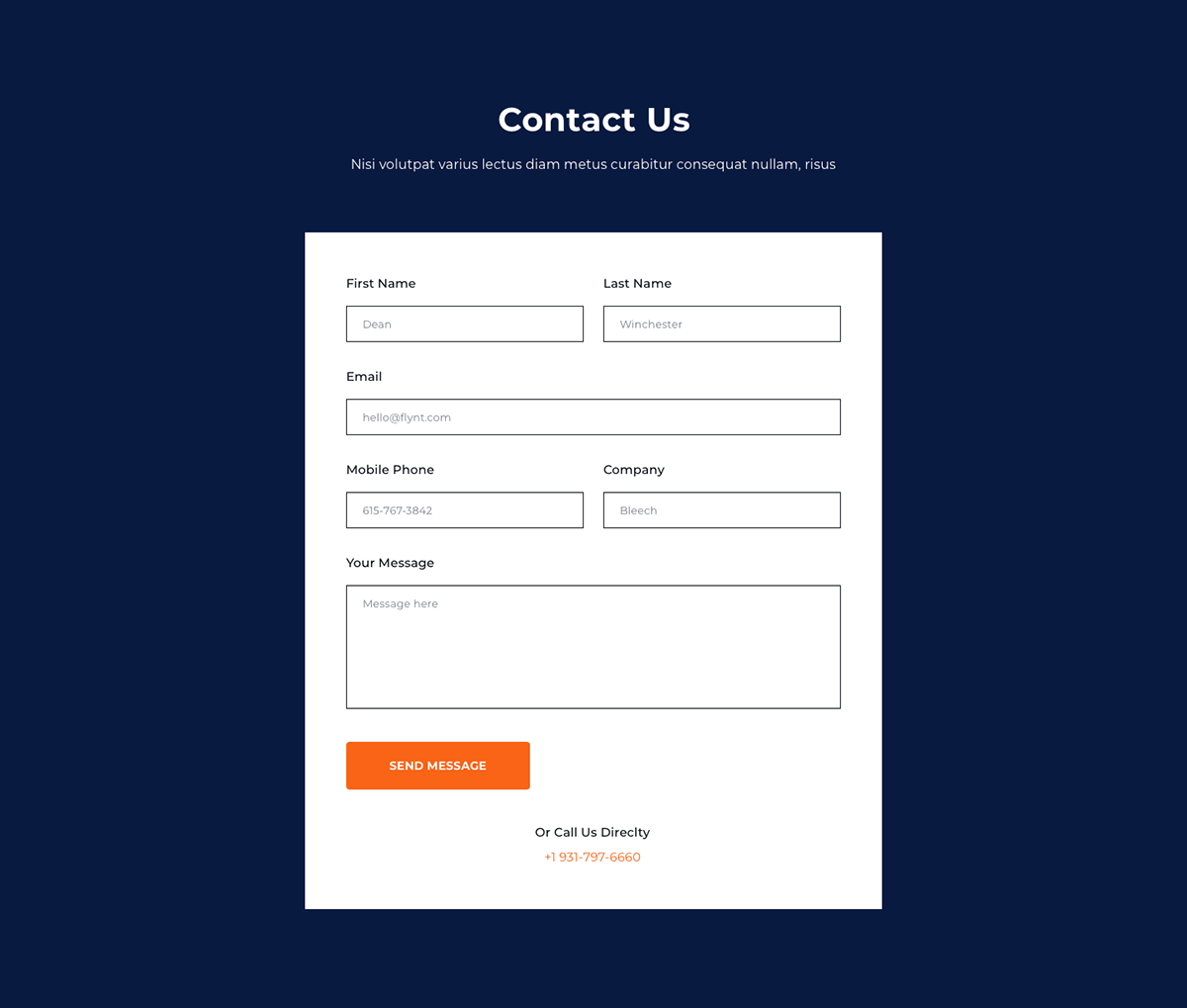 Form Contact Form 7